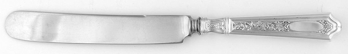 St. Dunstan Chased (Sterling, 1917) Old French Hollow Knife with Bolster by Gorham Silver-1
