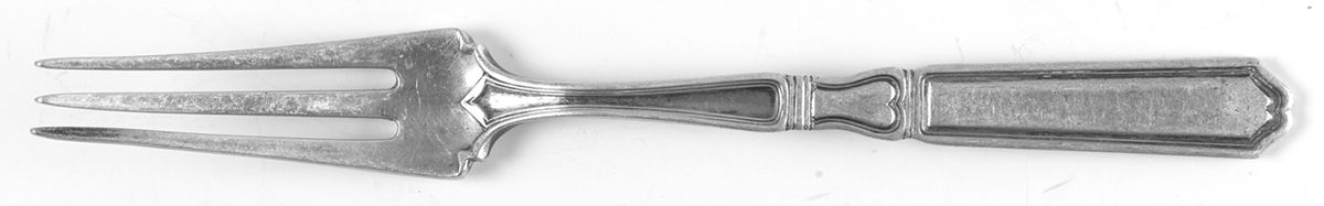 St. Dunstan-Plain (Sterling, 1916) Individual Solid Fruit Fork by Gorham Silver-1