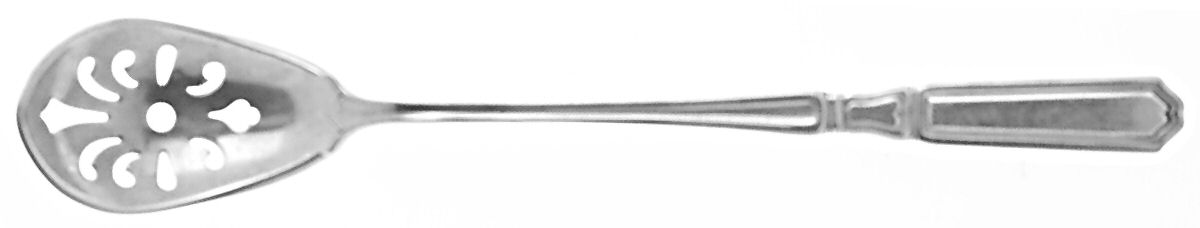 St. Dunstan-Plain (Sterling, 1916) Pierced Bowl Short Handle Olive Spoon by Gorham Silver-1