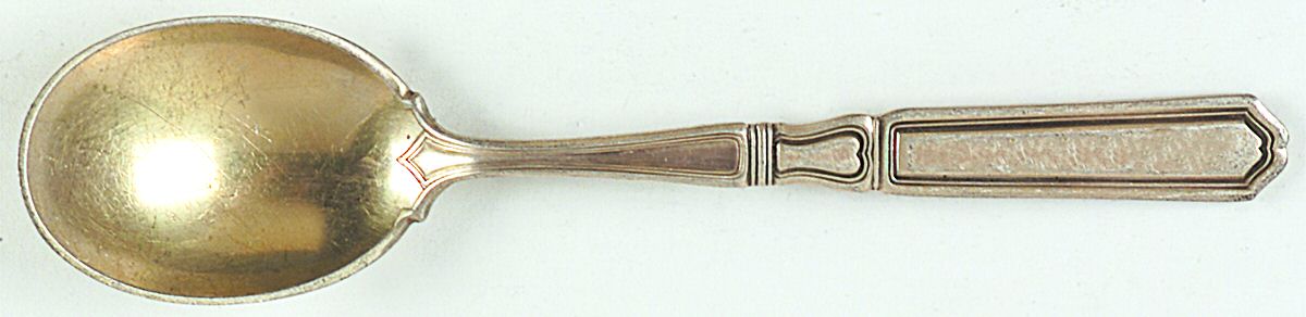 St. Dunstan-Plain (Sterling, 1916) Ice Cream Spoon Individual by Gorham Silver-1