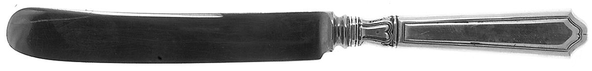 St. Dunstan-Plain (Sterling, 1916) Old French Hollow Knife with Bolster by Gorham Silver-1