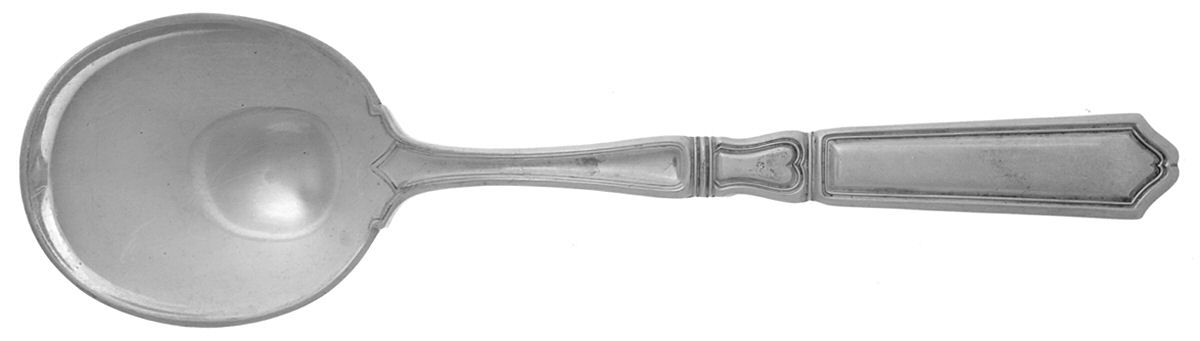 St. Dunstan-Plain (Sterling, 1916) Round Bowl Soup Spoon (Cream Soup) by Gorham Silver-1