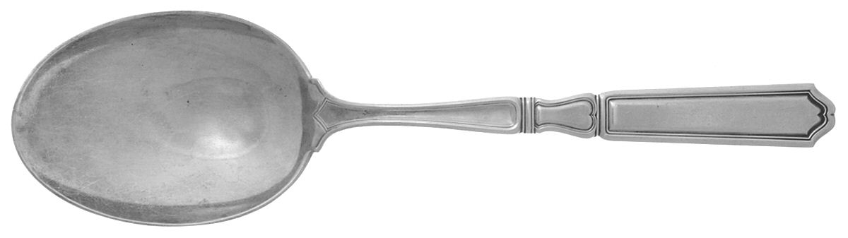 St. Dunstan-Plain (Sterling, 1916) Solid Serving Spoon by Gorham Silver-1