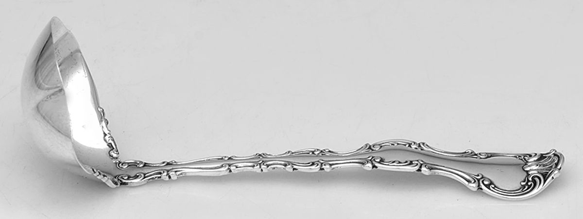 Strasbourg (Sterling, Lion-Anchor-G, 1897) Solid Piece Cream Ladle by Gorham Silver-1