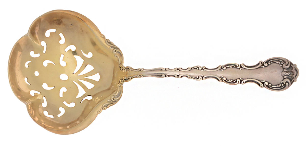Strasbourg (Sterling, Lion-Anchor-G, 1897) Large Confection Spoon by Gorham Silver-1