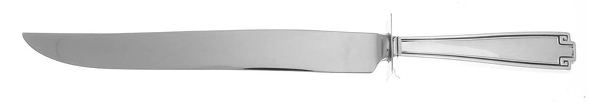 Strasbourg (Sterling, Lion-Anchor-G, 1897) Large Stainless Blade Roast Carving Knife by Gorham Silver-1