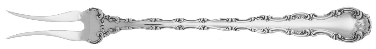 Strasbourg (Sterling, Lion-Anchor-G, 1897) Two-Tine Butter Pick by Gorham Silver-1