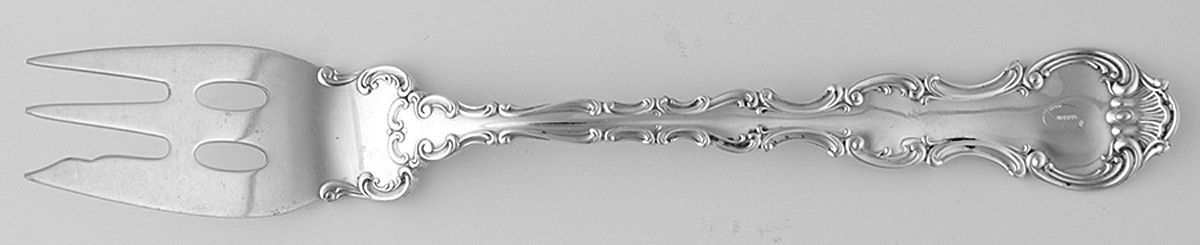 Strasbourg (Sterling, Lion-Anchor-G, 1897) Individual Pie Fork by Gorham Silver-1