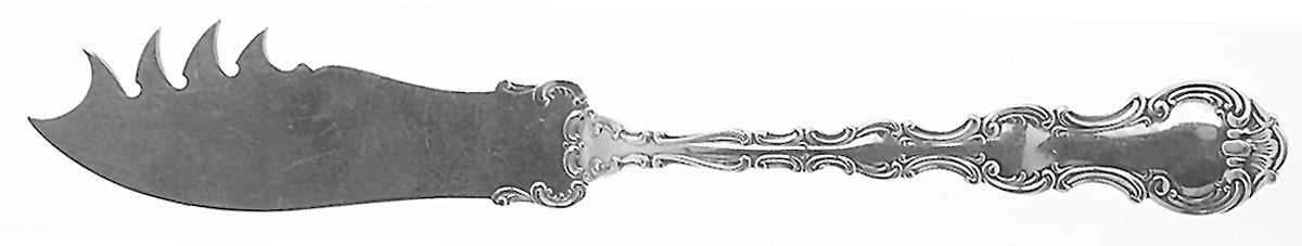 Strasbourg (Sterling, Lion-Anchor-G, 1897) Solid Serving Cheese Knife by Gorham Silver-1