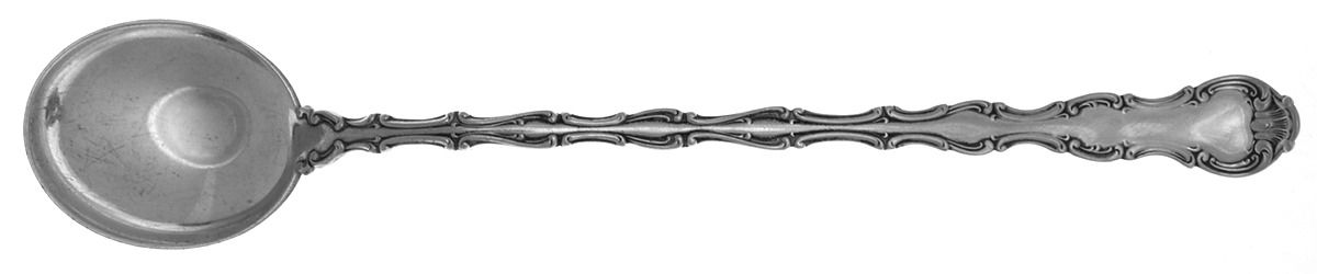 Strasbourg (Sterling, Lion-Anchor-G, 1897) Long Handle Chocolate Muddler Spoon by Gorham Silver-1