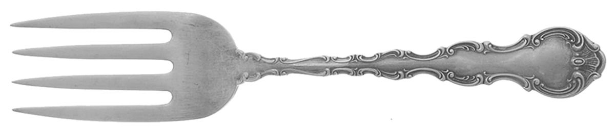 Strasbourg (Sterling, Lion-Anchor-G, 1897) Solid Serving Fork by Gorham Silver-1