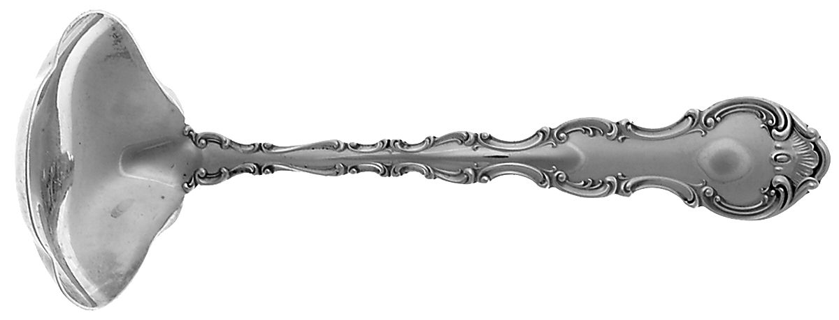 Strasbourg (Sterling, Lion-Anchor-G, 1897) Solid Gravy Ladle by Gorham Silver-1