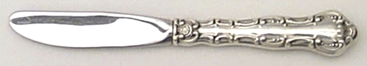 Strasbourg (Sterling, Lion-Anchor-G, 1897) Modern Hollow Butter Spreader (Stainless) by Gorham Silver-1