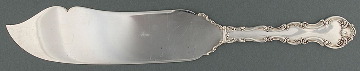 Strasbourg (Sterling, Lion-Anchor-G, 1897) Ice Cream Slicer-Solid/Large by Gorham Silver-1