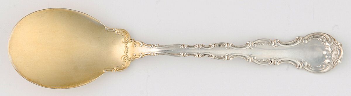 Strasbourg (Sterling, Lion-Anchor-G, 1897) Small Ice Cream Spoon by Gorham Silver-1