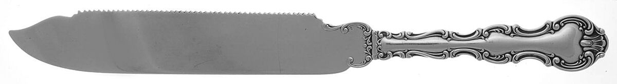Strasbourg (Sterling, Lion-Anchor-G, 1897) Cake Saw Solid Piece by Gorham Silver-1