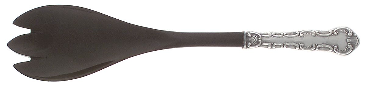 Strasbourg (Sterling, Lion-Anchor-G, 1897) Salad Serving Fork with Plastic Prongs by Gorham Silver-1