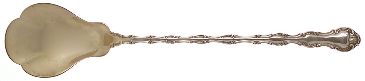 Strasbourg (Sterling, Lion-Anchor-G, 1897) Large Lettuce Serving Spoon by Gorham Silver-1