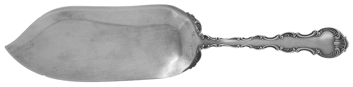 Strasbourg (Sterling, Lion-Anchor-G, 1897) Large Solid Fish Serving Knife by Gorham Silver-1
