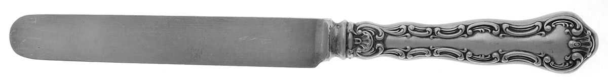 Strasbourg (Sterling, Lion-Anchor-G, 1897) Blunt Hollow Knife with Bolster by Gorham Silver-1