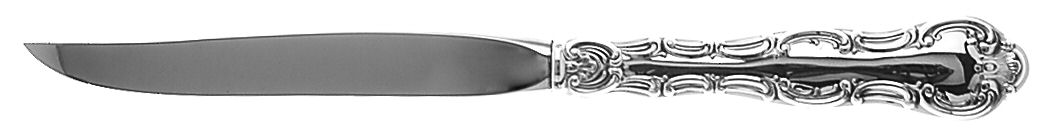 Strasbourg (Sterling, Lion-Anchor-G, 1897) Individual Steak Knife Hollow Handle by Gorham Silver-1