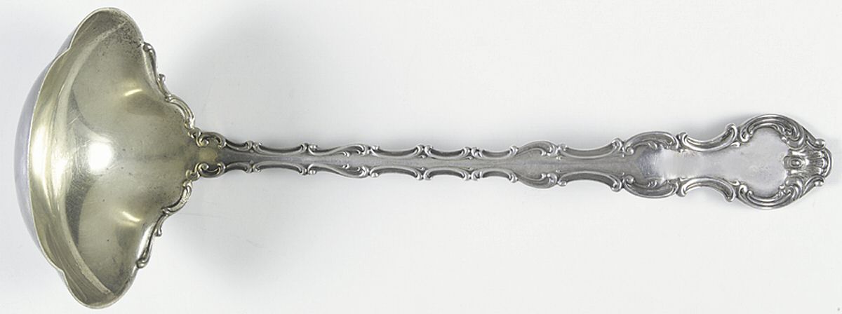 Strasbourg (Sterling, Lion-Anchor-G, 1897) Oyster Ladle Solid Piece by Gorham Silver-1