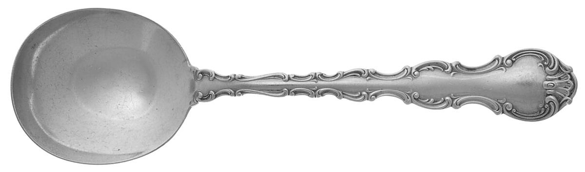 Strasbourg (Sterling, Lion-Anchor-G, 1897) Round Bowl Soup Spoon (Gumbo) by Gorham Silver-1