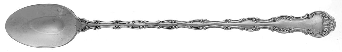 Strasbourg (Sterling, Lion-Anchor-G, 1897) Extra Long Handle Iced Tea Spoon by Gorham Silver-1
