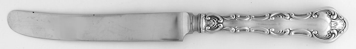Strasbourg (Sterling, Lion-Anchor-G, 1897) Old French Hollow Knife with Bolster by Gorham Silver-1