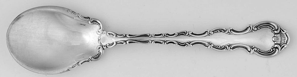 Strasbourg (Sterling, Lion-Anchor-G, 1897) Small Ice Cream Spoon by Gorham Silver-1