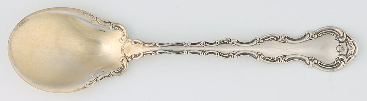 Strasbourg (Sterling, Lion-Anchor-G, 1897) Ice Cream Spoon Individual by Gorham Silver-1