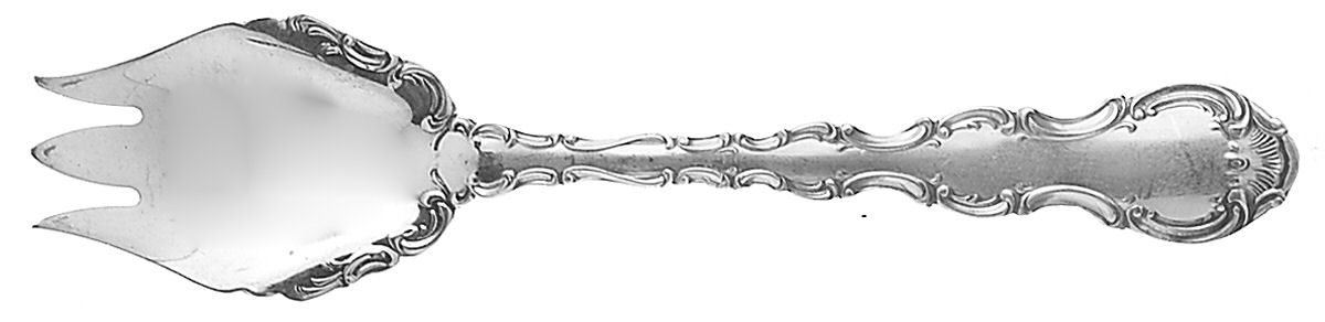 Strasbourg (Sterling, Lion-Anchor-G, 1897) Ice Cream Fork by Gorham Silver-1