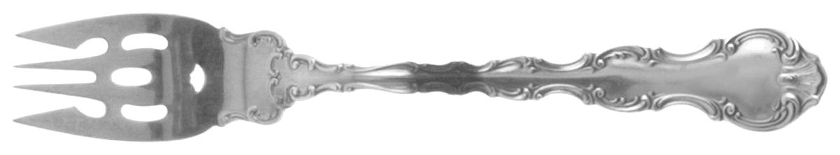 Strasbourg (Sterling, Lion-Anchor-G, 1897) Large Individual Solid Fish/Salad Fork by Gorham Silver-1