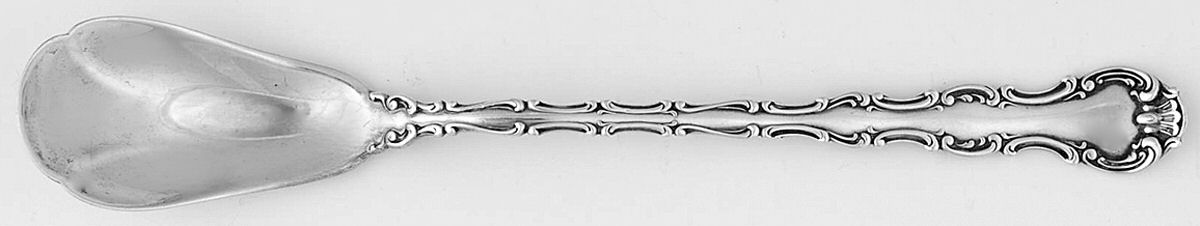 Strasbourg (Sterling, Lion-Anchor-G, 1897) Large Horseradish Serving Spoon by Gorham Silver-1