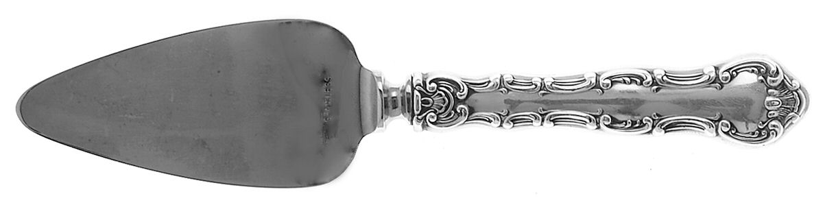 Strasbourg (Sterling, Lion-Anchor-G, 1897) Cheese Server with Stainless Blade by Gorham Silver-1