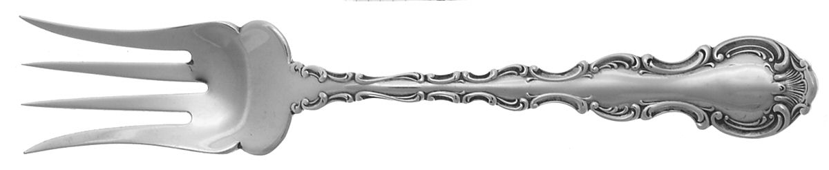 Strasbourg (Sterling, Lion-Anchor-G, 1897) Small Chipped Beef Fork by Gorham Silver-1