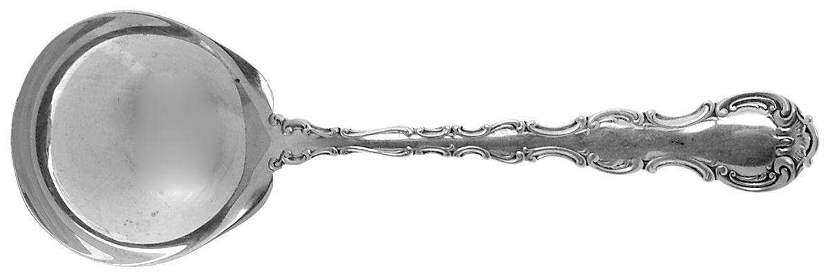 Strasbourg (Sterling, Lion-Anchor-G, 1897) Round Bowl Soup Spoon (Bouillon) by Gorham Silver-1