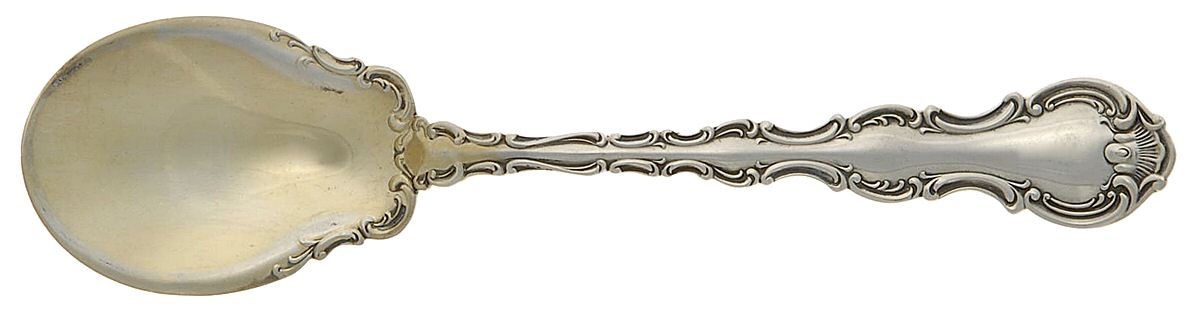Strasbourg (Sterling, Lion-Anchor-G, 1897) Ice Cream Spoon Individual by Gorham Silver-1