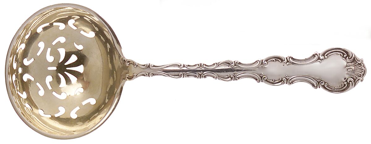 Strasbourg (Sterling, Lion-Anchor-G, 1897) Large Sugar Sifter by Gorham Silver-1
