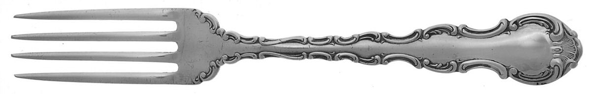 Strasbourg (Sterling, Lion-Anchor-G, 1897) Solid Youth Tea Fork by Gorham Silver-1