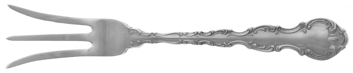 Strasbourg (Sterling, Lion-Anchor-G, 1897) Lemon Fork by Gorham Silver-1