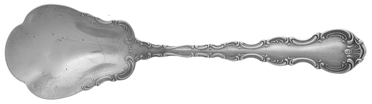 Strasbourg (Sterling, Lion-Anchor-G, 1897) Sugar Shell Spoon by Gorham Silver-1