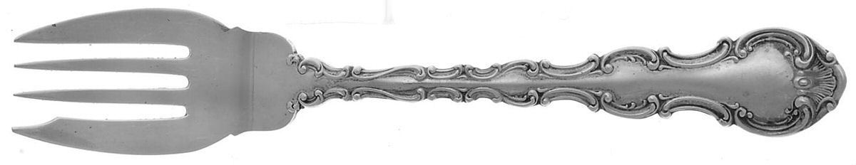 Strasbourg (Sterling, Lion-Anchor-G, 1897) Individual Salad Fork by Gorham Silver-1