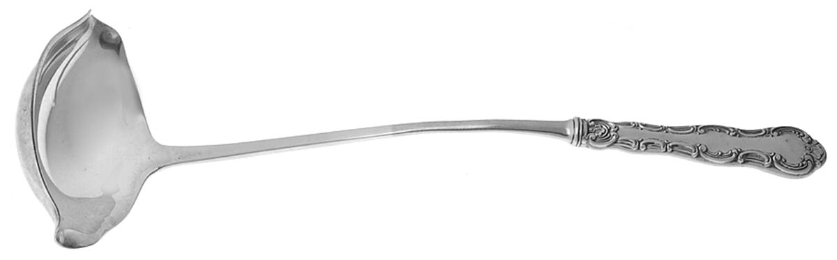 Strasbourg (Sterling, "Gorham", 1897) Hollow Handle Punch Ladle with Solid Bowl by Gorham Silver-1