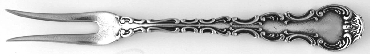 Strasbourg (Sterling, Lion-Anchor-G, 1897) Individual Hors d'Oeuvres Fork by Gorham Silver-1