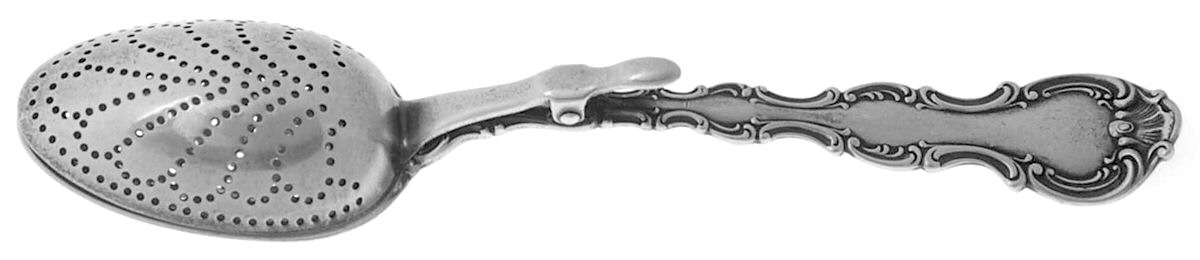 Strasbourg (Sterling, Lion-Anchor-G, 1897) Solid Individual Tea Ball Spoon by Gorham Silver-1