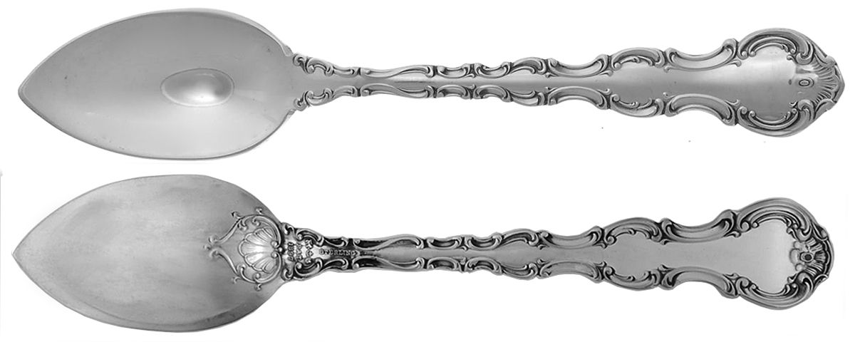 Strasbourg (Sterling, Lion-Anchor-G, 1897) Orange Spoon by Gorham Silver-1