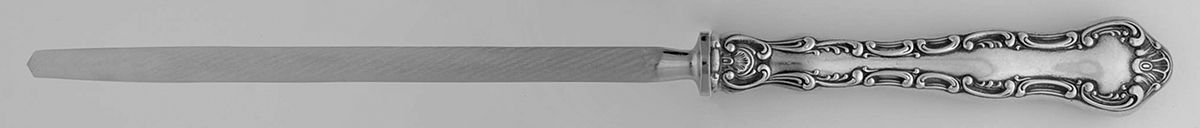 Strasbourg (Sterling, Lion-Anchor-G, 1897) Game Steel Rod Knife Sharpener by Gorham Silver-1