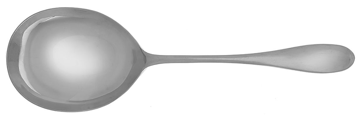 Studio (Stainless) Solid Salad Serving Spoon by Gorham Silver-1