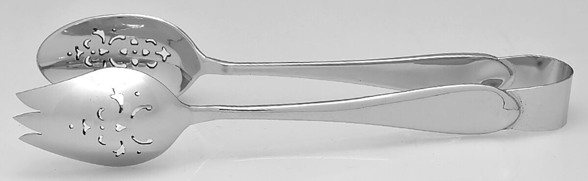 Studio (Stainless) Ice Serving Tongs Small HC by Gorham Silver-1